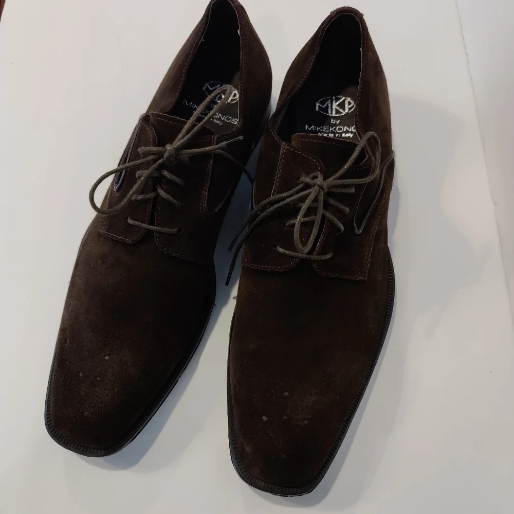 Mike Konos Suede leather Men's Oxford